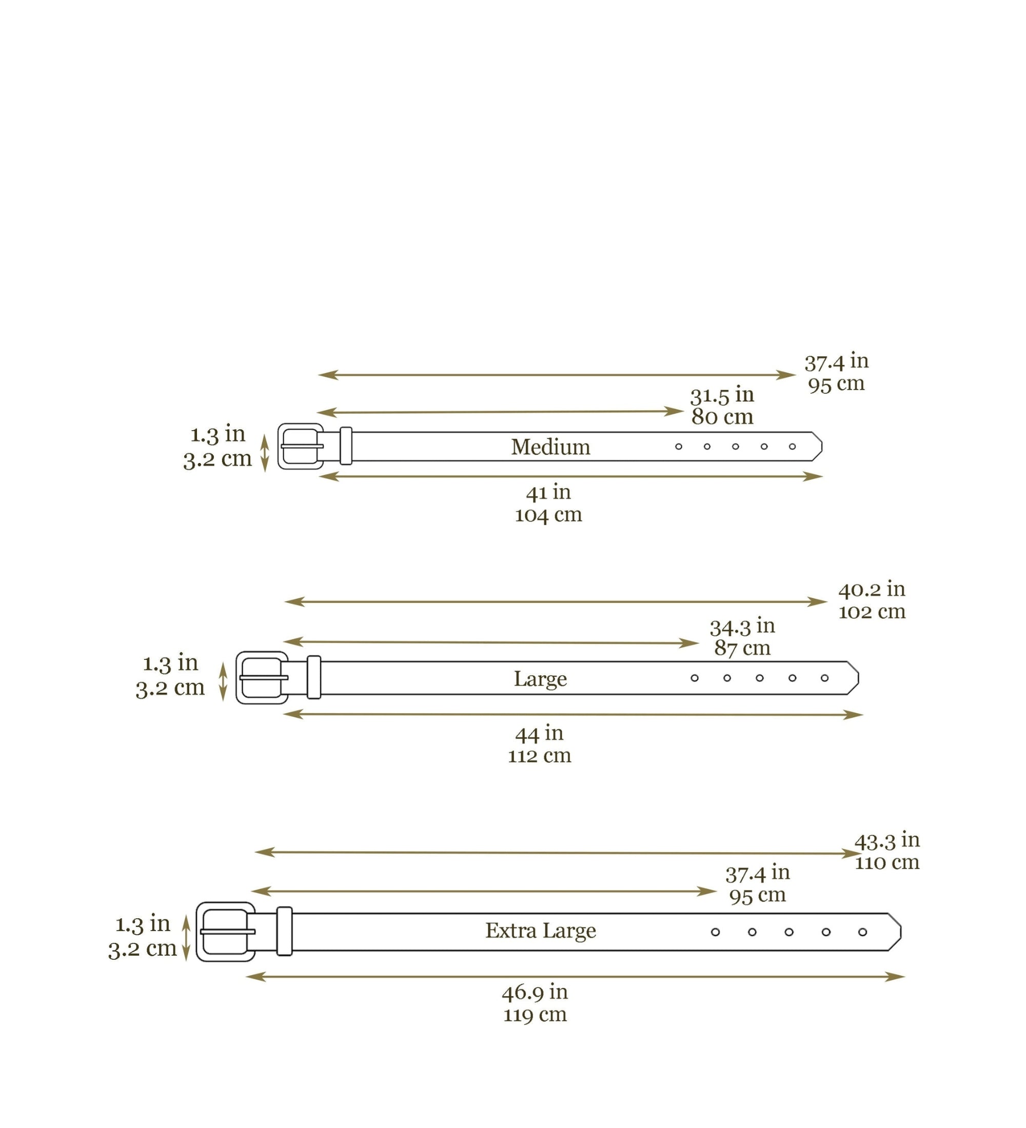 Brown Leather Belt - A Wrinkle in Time