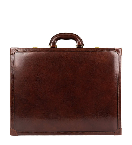 Petite mallette, cartable en cuir - The House of Mirth