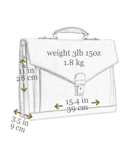 Porte-documents en cuir au design classique - The Magus