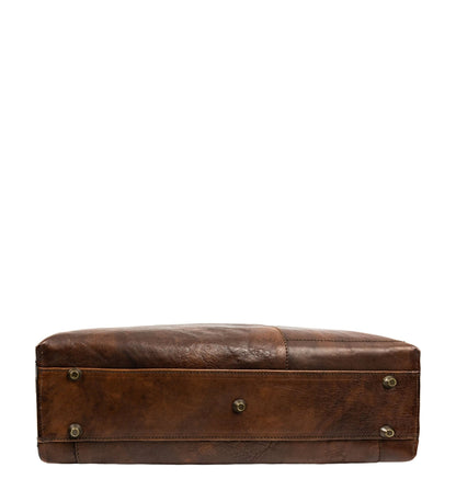 Sacoche en cuir marron pour ordinateur portable - From Here to Eternity