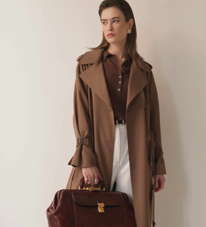 Large Italian Leather Doctor Bag for Women - The Master and Margarita