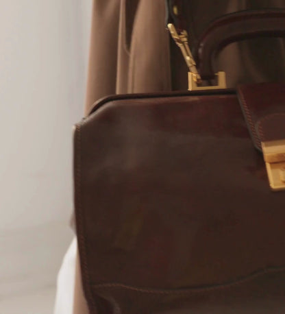 Small Leather Doctor Bag for Women - David Copperfield