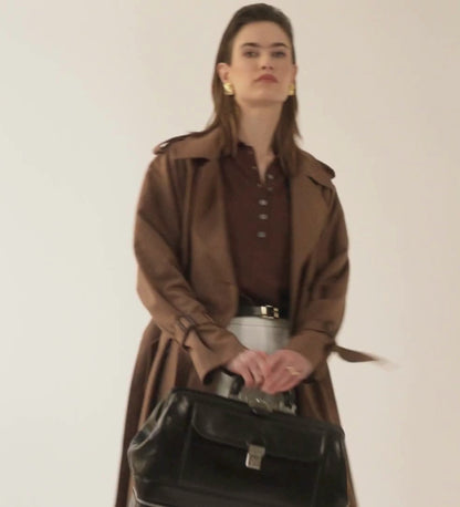 Large Italian Leather Doctor Bag for Women - The Master and Margarita