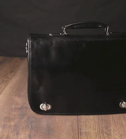 Sacoche en cuir pour ordinateur portable - Illusions