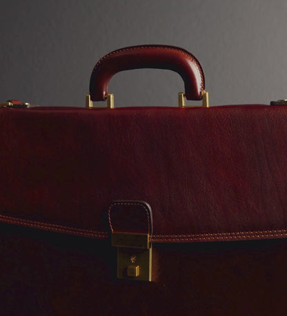 Porte-documents en cuir - The Sound of the Mountain
