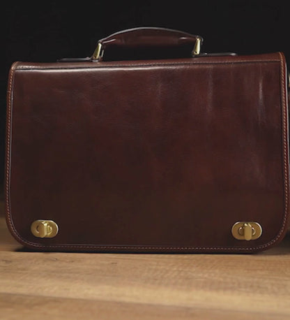 Sacoche en cuir pour ordinateur portable - Illusions