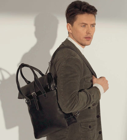 Convertible Leather Backpack - The Awakening