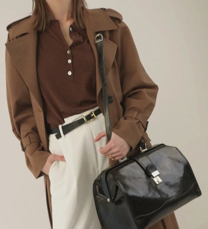 Small Leather Doctor Bag for Women - David Copperfield