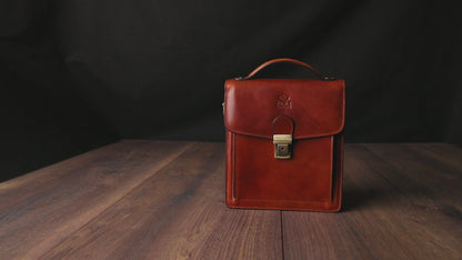 Small Leather Briefcase - Walden