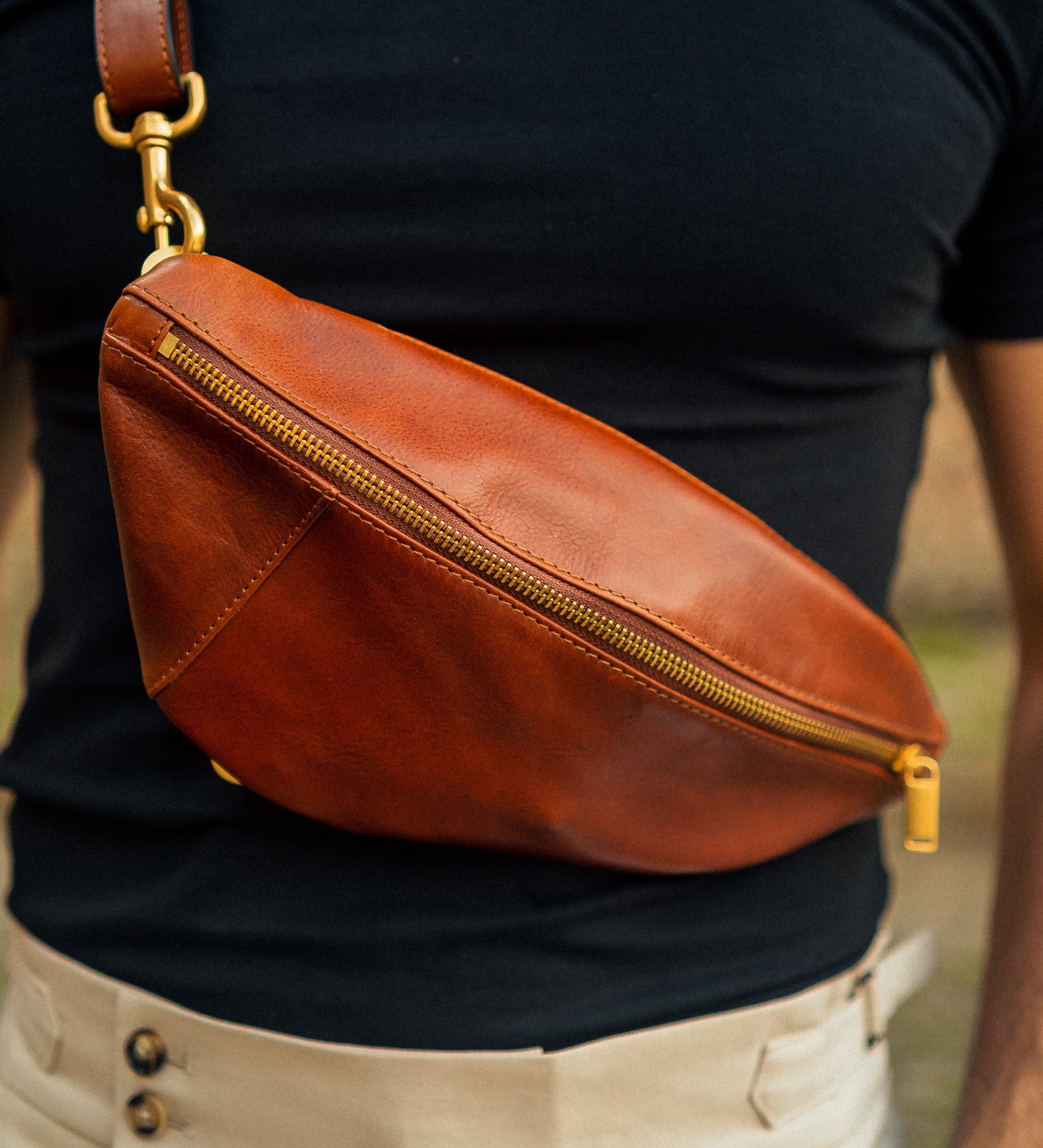 Leather Chest Bag – Tales of the City