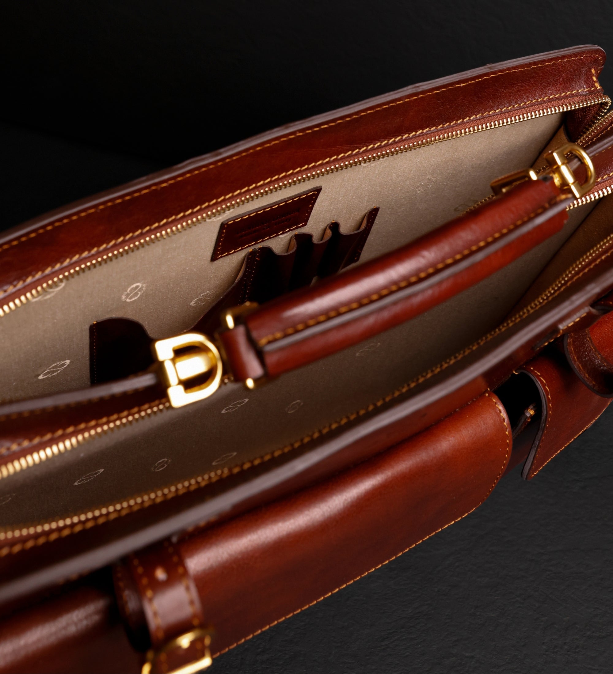 Leather Large Satchel Bag Briefcase - The Prophet