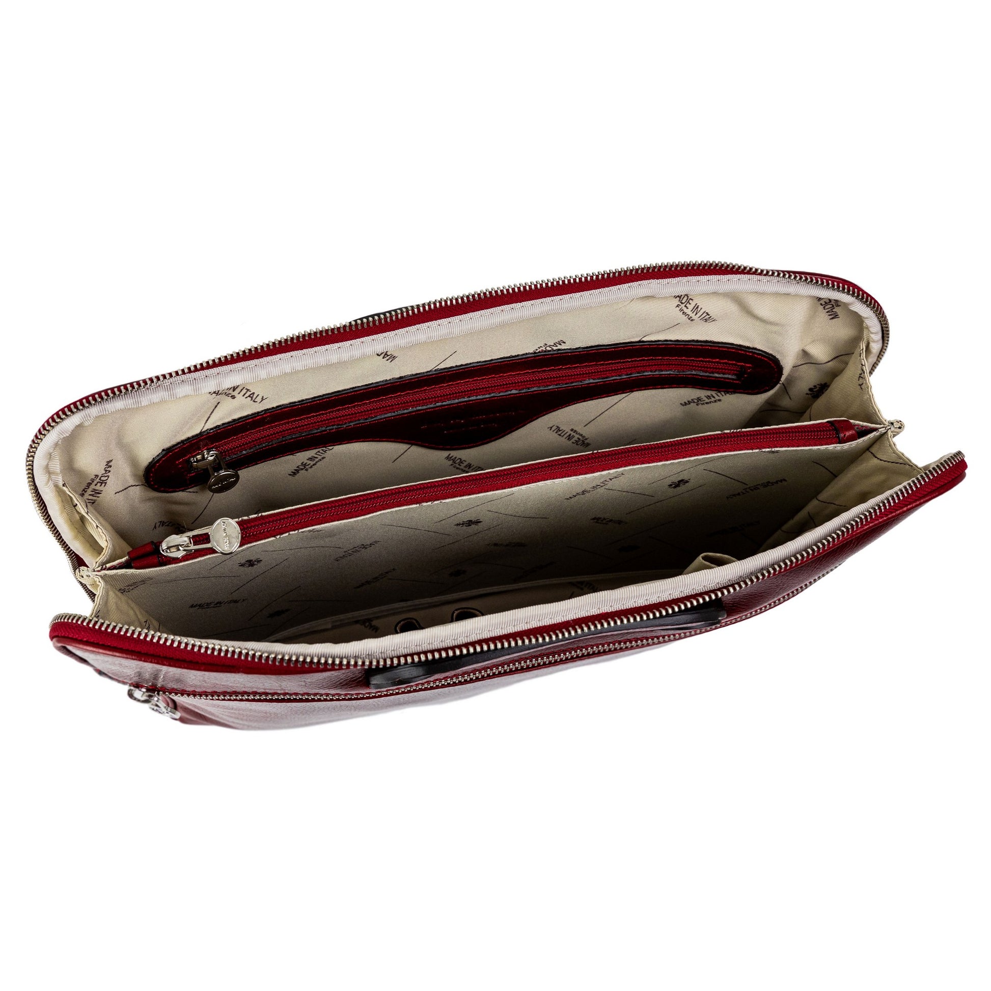Leather Briefcase Laptop Bag - Brave New World Briefcase Time Resistance   