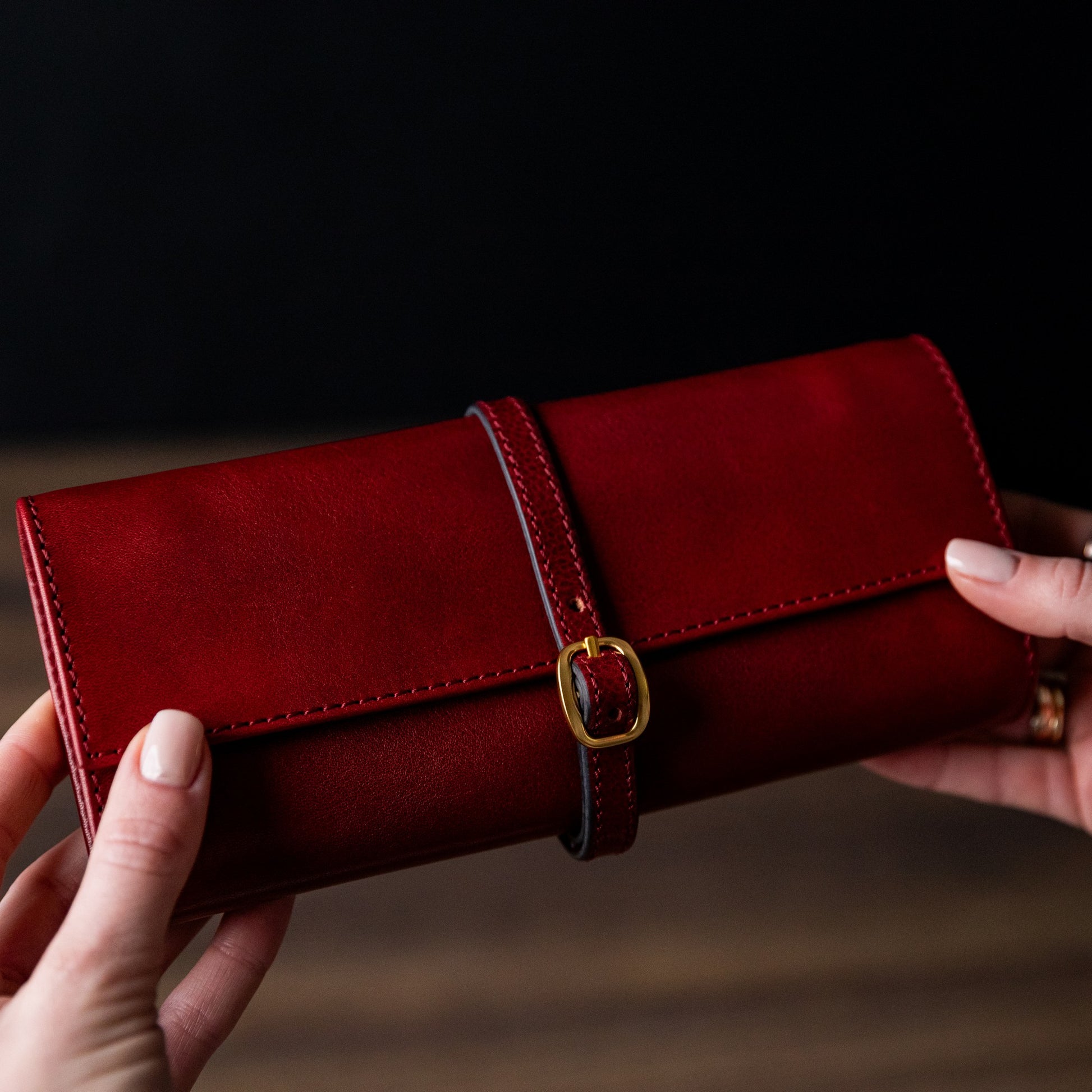 Leather Jewelry Case - Madame Bovary Accessories Time Resistance   