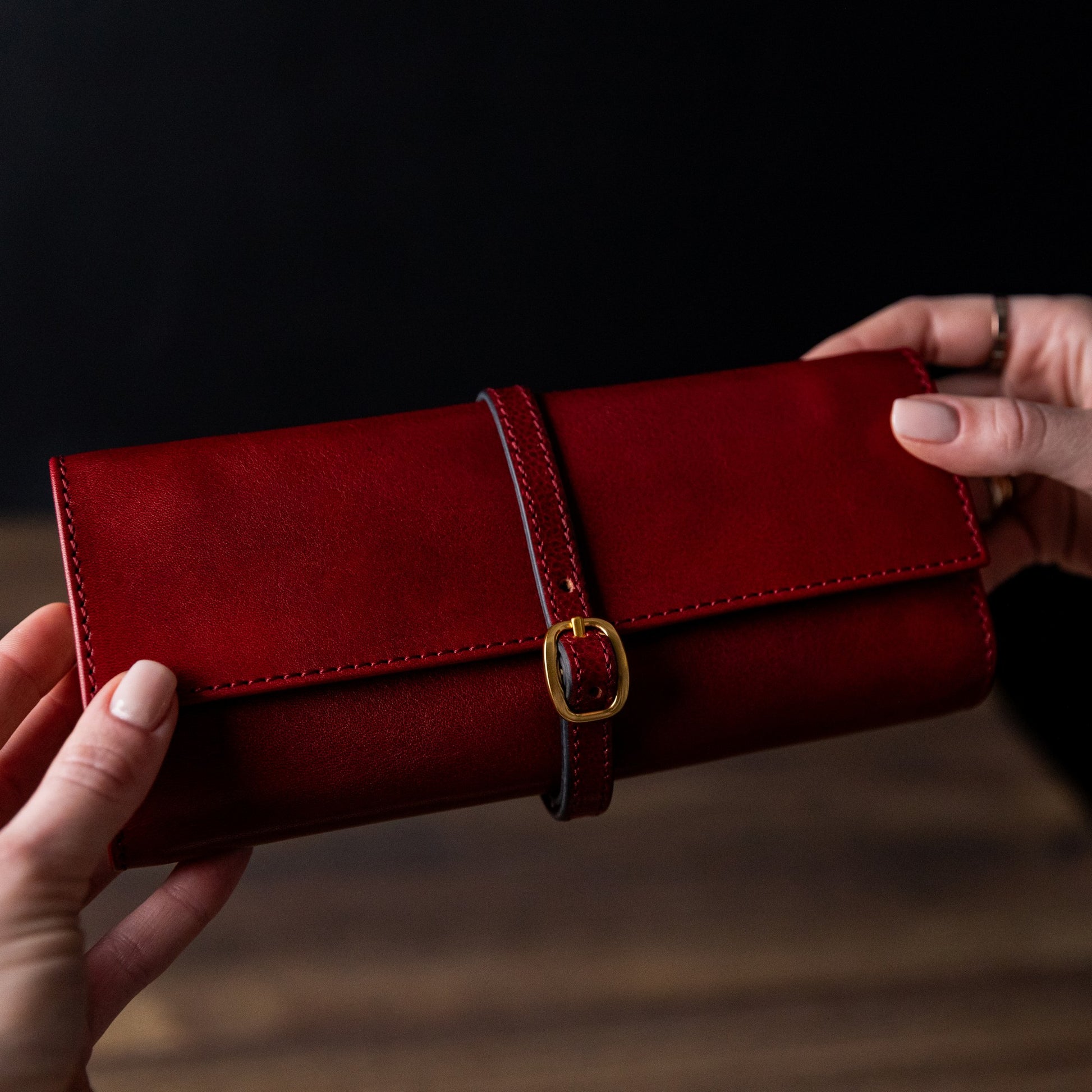Leather Jewelry Case - Madame Bovary Accessories Time Resistance   