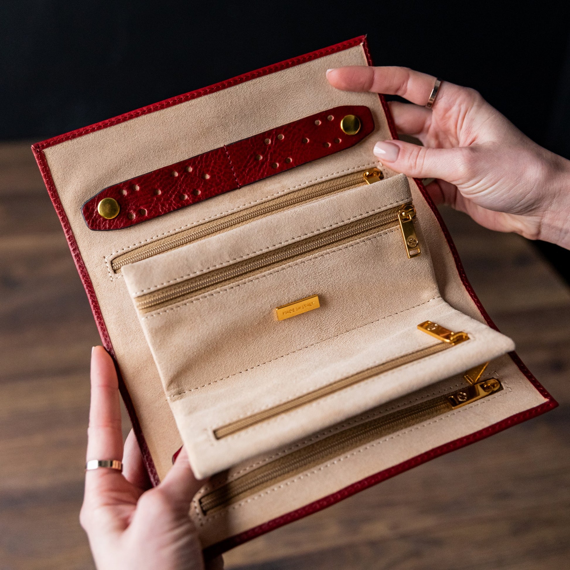 Leather Jewelry Case - Madame Bovary Accessories Time Resistance   