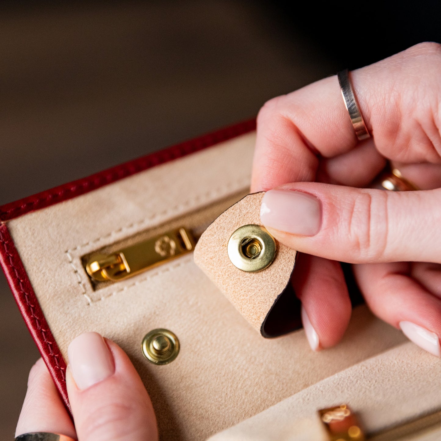 Leather Jewelry Case - Madame Bovary Accessories Time Resistance   