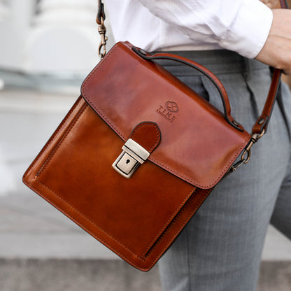 Small Leather Briefcase - Walden Briefcase Time Resistance   