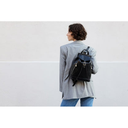 Leather Backpack - White Noise Backpack Time Resistance   