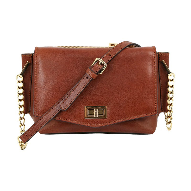 Leather Purse Cross Body Bag - Confessions For Women Time Resistance   