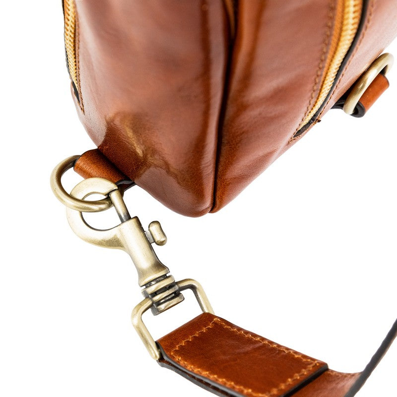 Leather Chest Bag Sling Bag - Murphy Accessories Time Resistance   