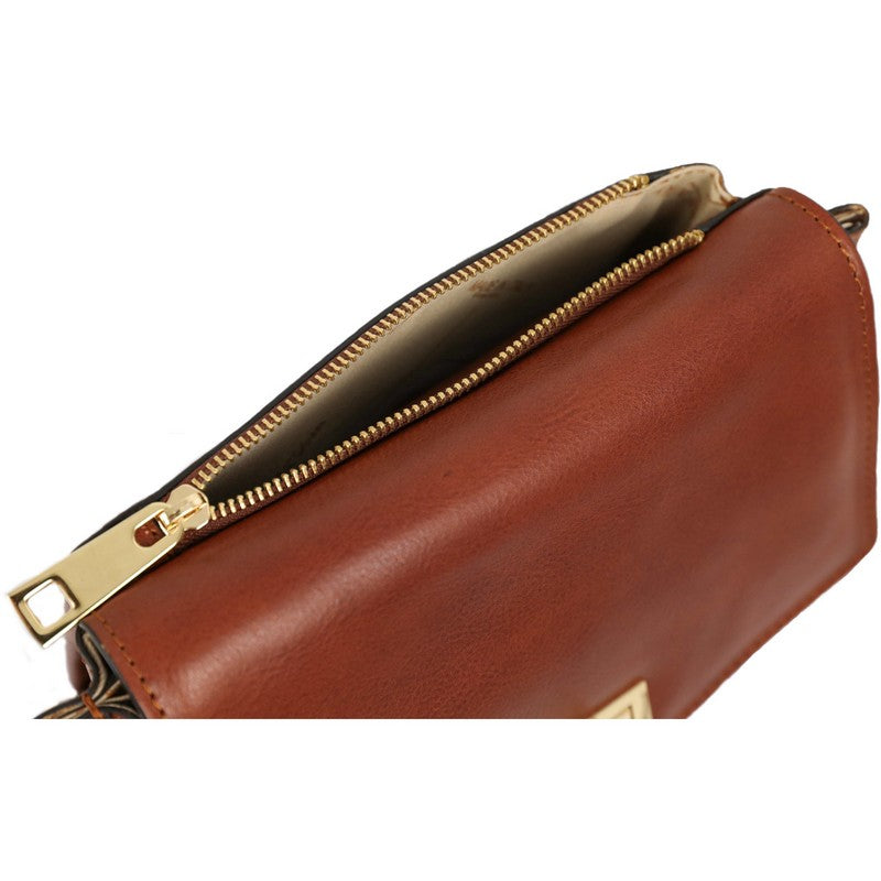 Leather Purse Cross Body Bag - Confessions For Women Time Resistance   