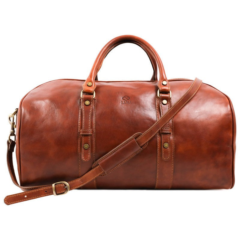 Leather Duffel Bag, Weekender Bag - Song of Solomon Duffel Bag Time Resistance   