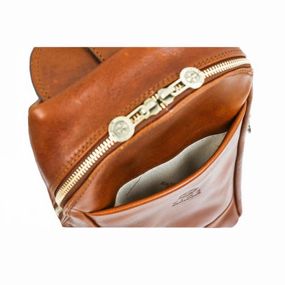 Leather Chest Bag Sling Bag - Murphy Accessories Time Resistance   