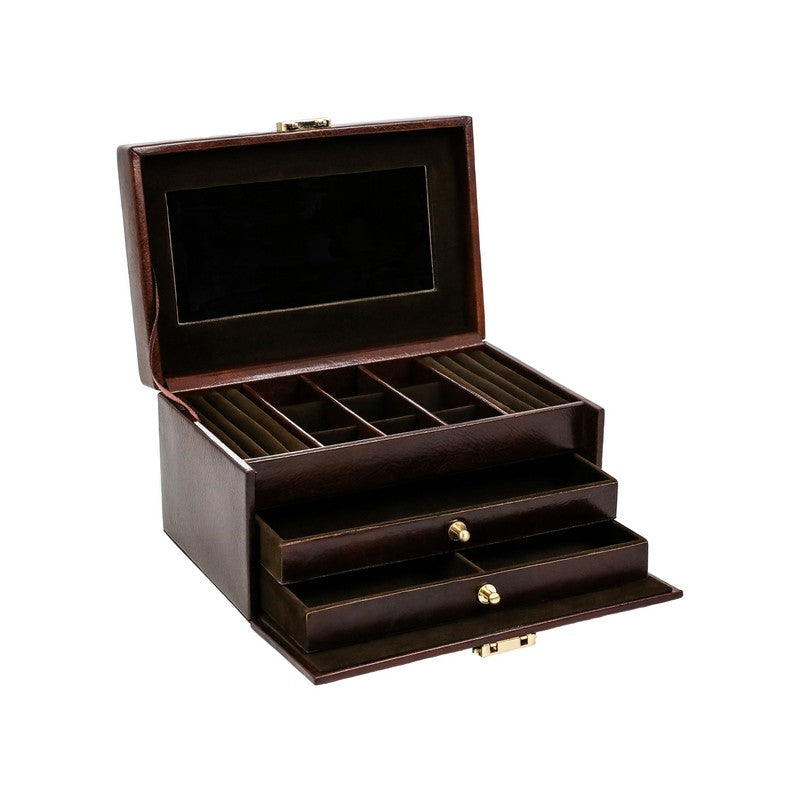 Leather Jewelry Box - Beloved Accessories Time Resistance   