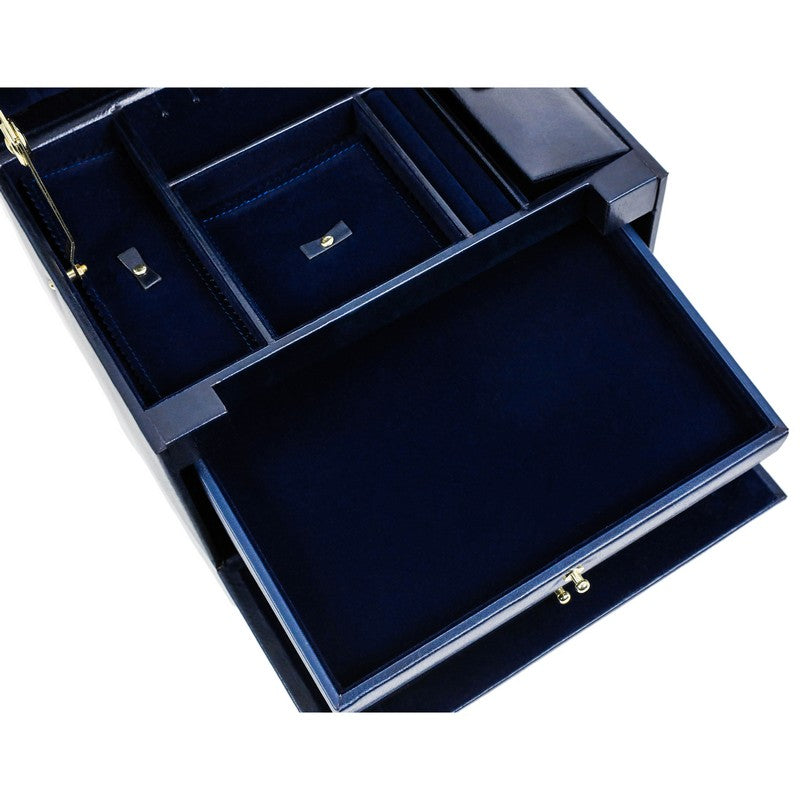 Large Leather Jewelry Box - The Portrait of a Lady Accessories Time Resistance   