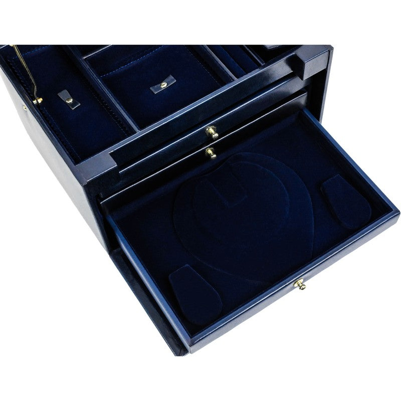 Large Leather Jewelry Box - The Portrait of a Lady Accessories Time Resistance   