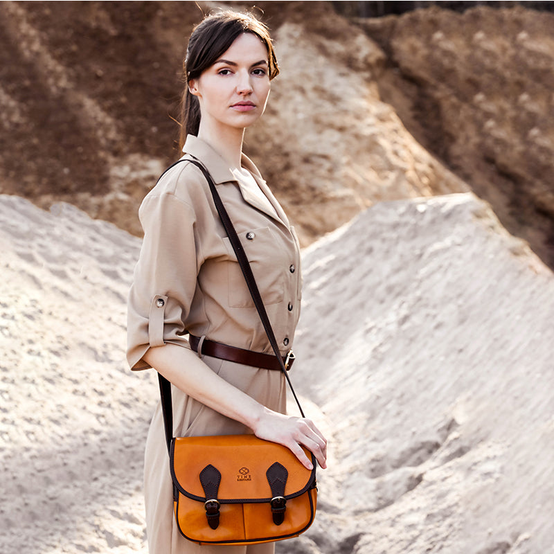 Leather Cross Body Bag - The Paris Wife For Women Time Resistance   