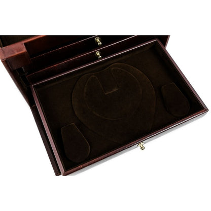 Large Leather Jewelry Box - The Portrait of a Lady Accessories Time Resistance   