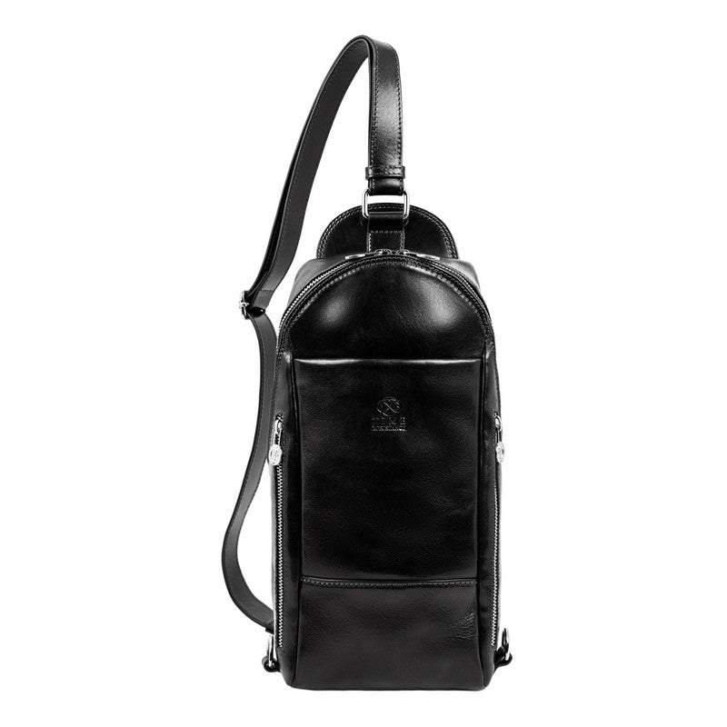 Leather Chest Bag Sling Bag - Murphy Accessories Time Resistance   