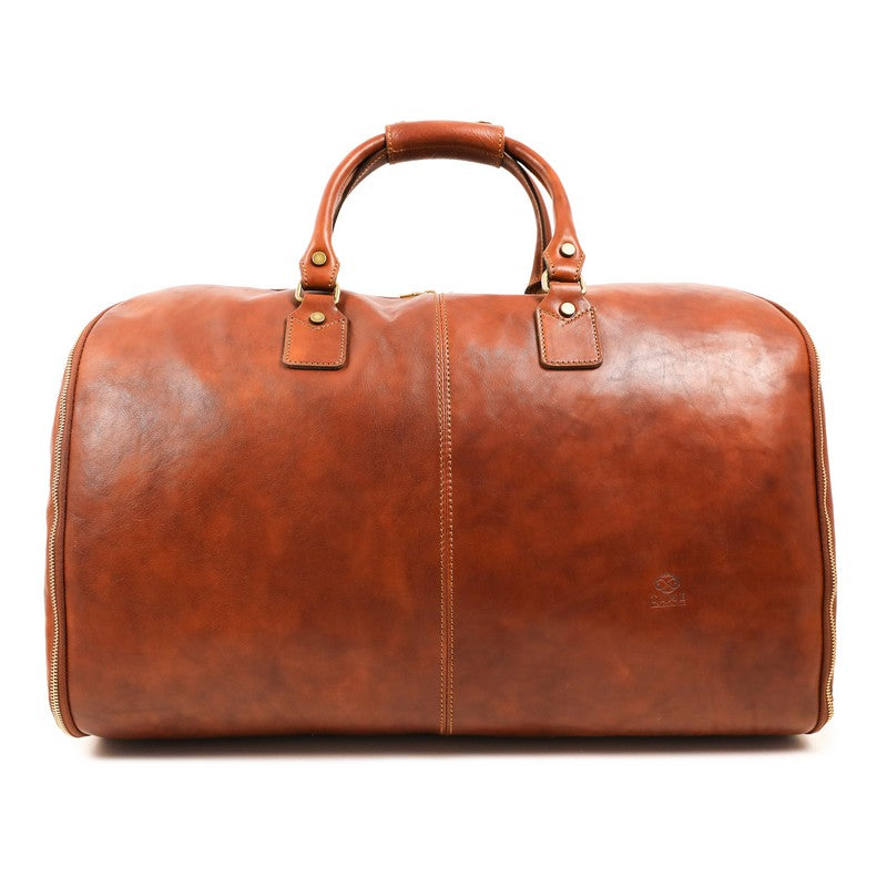 Leather Garment Bag, Duffel Bag - Paradise Lost Duffel Bag Time Resistance   