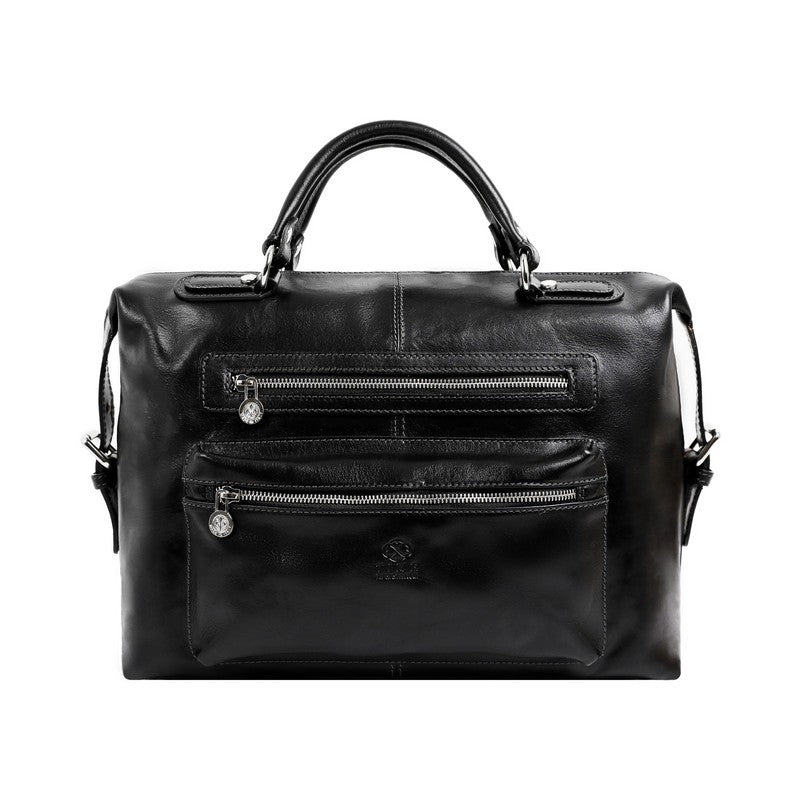 Brown Leather Bag - East of Eden Briefcase Time Resistance   