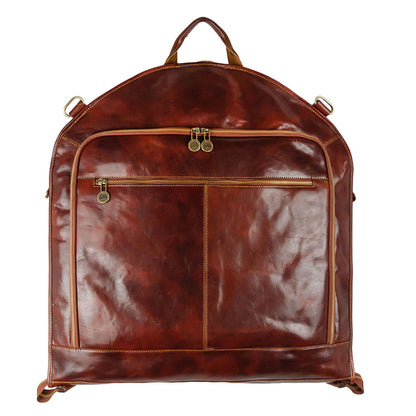 Leather Garment Bag - Travels with Charley Duffel Bag Time Resistance   