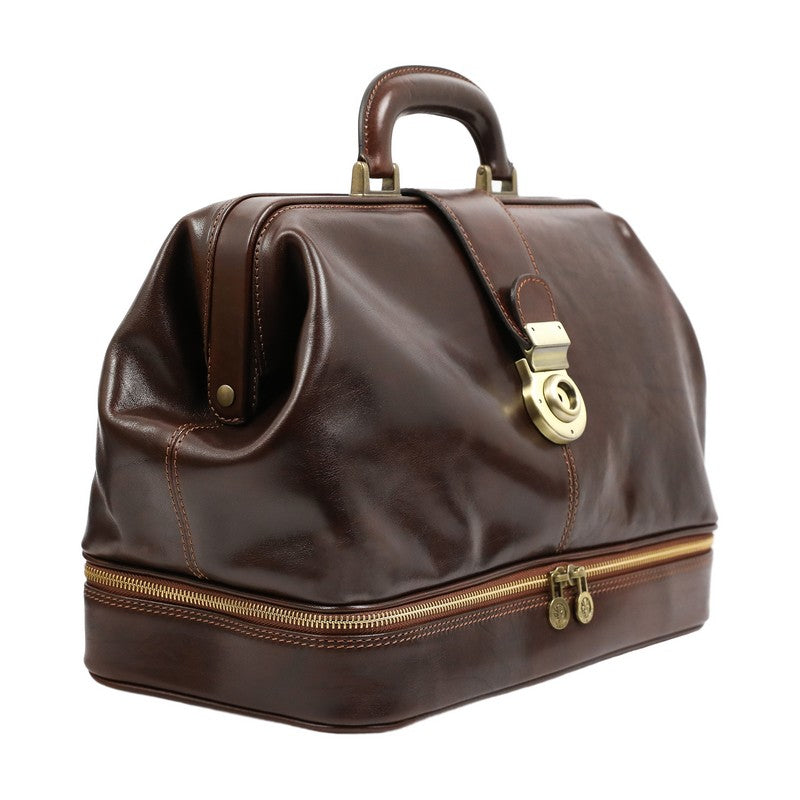 Leather Doctor Bag - Northern Lights Doctor Bag Time Resistance   