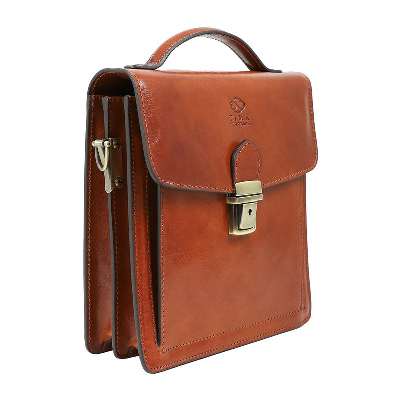 Small Leather Briefcase - Walden Briefcase Time Resistance   