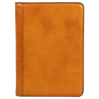 Leather A4 Documents Folder Organizer - Candide Accessories Time Resistance   