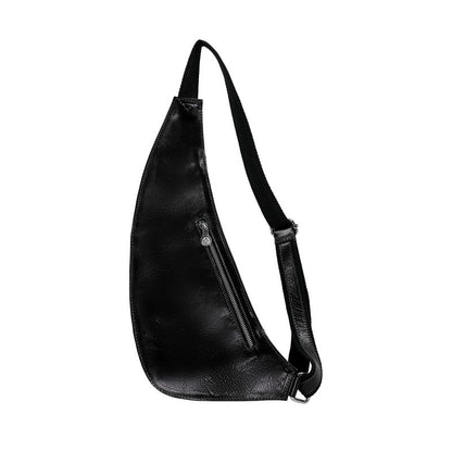 Leather Sling Bag Crossbody Bag - The Monk  Time Resistance   