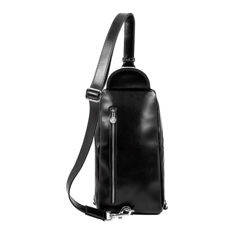 Leather Chest Bag Sling Bag - Murphy Accessories Time Resistance   