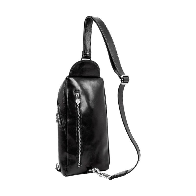 Leather Chest Bag Sling Bag - Murphy Accessories Time Resistance   