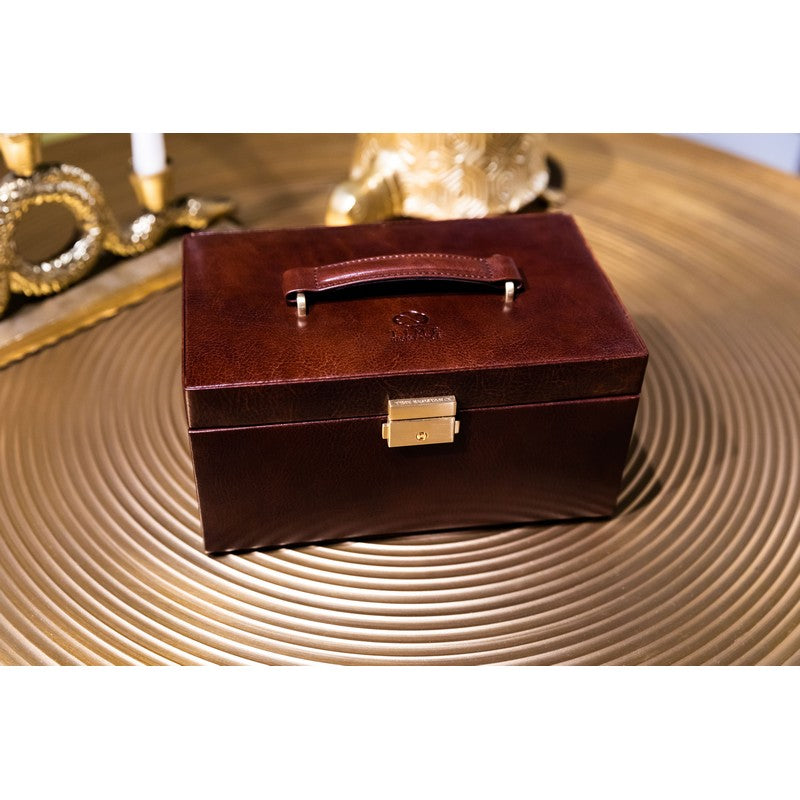 Leather Jewelry Box - Beloved Accessories Time Resistance   