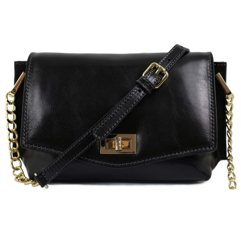 Leather Purse Cross Body Bag - Confessions For Women Time Resistance   