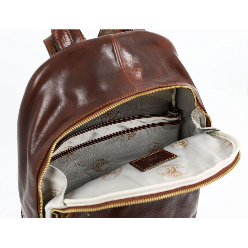 Leather Backpack - I, Claudius Backpack Time Resistance   