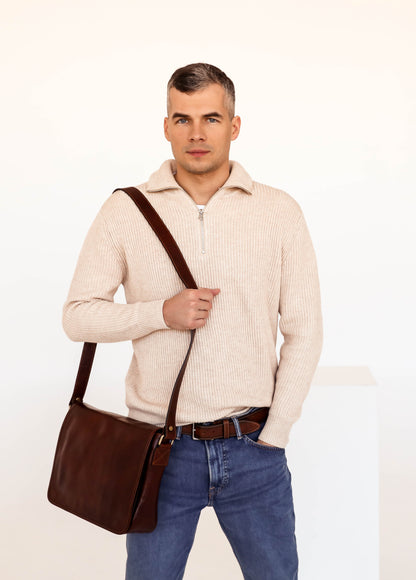 Leather Messenger Bag – The Stranger Messenger Bag Time Resistance   