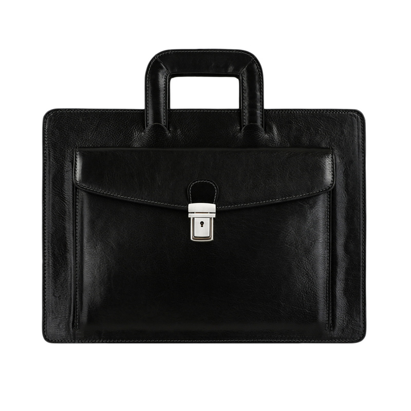 Leather Briefcase - The Tempest Briefcase Time Resistance   