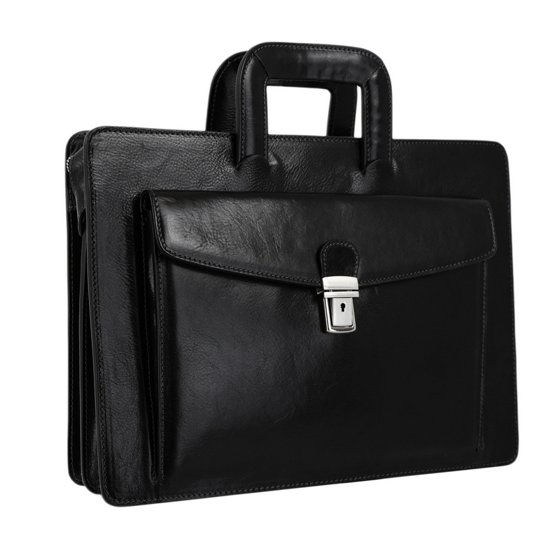 Leather Briefcase - The Tempest Briefcase Time Resistance   