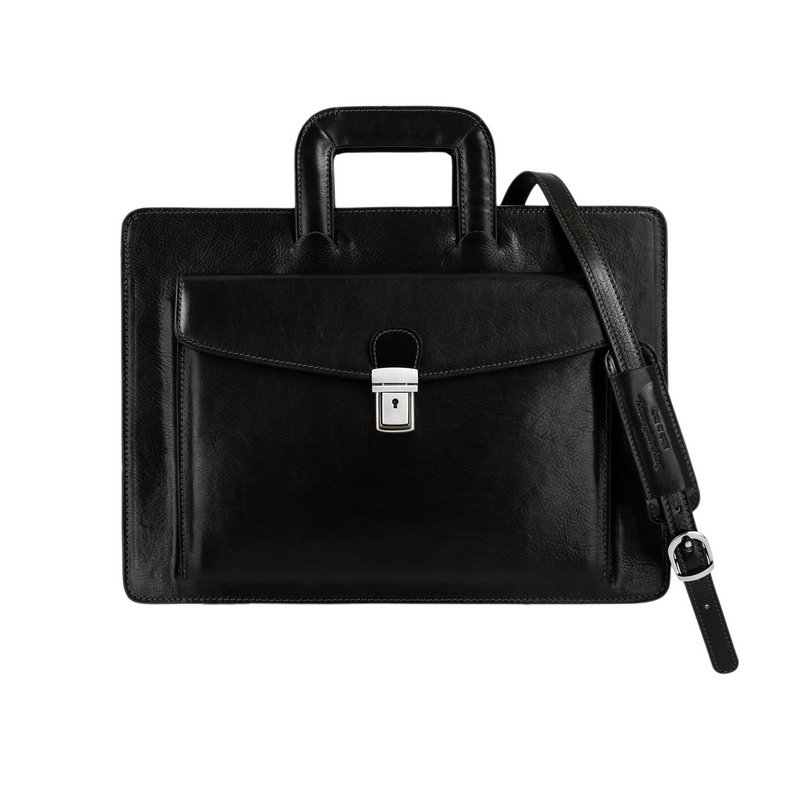 Leather Briefcase - The Tempest Briefcase Time Resistance   