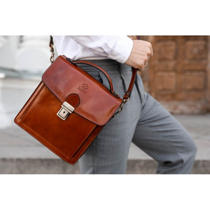 Small Leather Briefcase - Walden Briefcase Time Resistance   